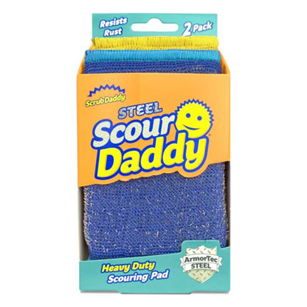 Scrub Daddy | Scour Daddy Steel | blauw en geel (2 stuks)  SSC00250 - 1