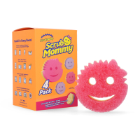 Scrub Daddy | Scrub Mommy Sponzen | Roze/Paars | 4 stuks SSC00268