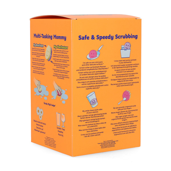 Scrub Daddy | Scrub Mommy Sponzen | Roze/Paars | 4 stuks SSC00268 - 2
