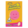 Scrub Daddy | Scrub Mommy sponzen roze (4 stuks)