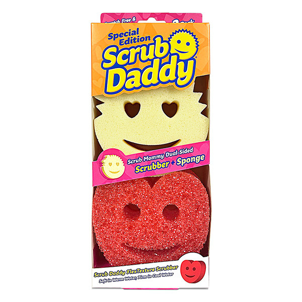 Scrub Daddy | Special Edition | Scrub Daddy/ Mommy Heart Shapes Twin Pack SSC01027 - 1