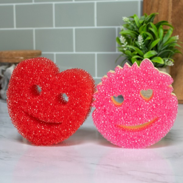 Scrub Daddy | Special Edition | Scrub Daddy/ Mommy Heart Shapes Twin Pack  SSC01027 - 2