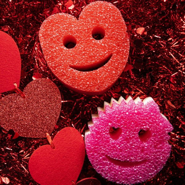 Scrub Daddy | Special Edition | Scrub Daddy/ Mommy Heart Shapes Twin Pack SSC01027 - 4