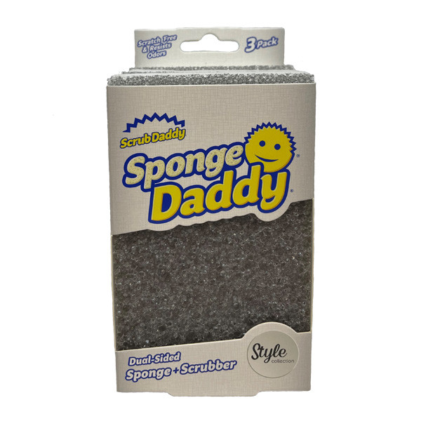 Scrub Daddy | Sponge Daddy spons grijs Style Collection (3 stuks)  SSC00220 - 1