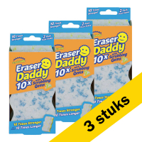 Scrub Daddy Aanbieding: 3x Scrub Daddy | Eraser Daddy wonderspons (2 stuks)  SSC00233