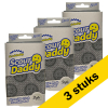 Scrub Daddy Aanbieding: 3x Scrub Daddy | Scour Daddy spons grijs Style Collection (2 stuks)  SSC00237 - 1