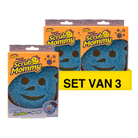 Scrub Daddy Aanbieding: 3x  Scrub Daddy | Scrub Mommy Special Edition Kerst | Blue Snowman spons  SSC01081