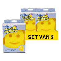 Scrub Daddy Aanbieding: 3x  Scrub Daddy | Scrub Mommy Special Edition Kerst | Christmas Bell  SSC01077