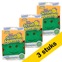 Scrub Daddy Aanbieding: 3x Scrub Daddy | Scrub Mommy Special Edition lente | groene bloem  SSC01010