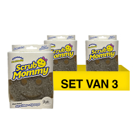 3x Scrub Daddy | Scrub Mommy spons grijs Style Collection