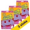 Scrub Daddy Aanbieding: 3x Scrub Daddy | Scrub Mommy spons paars  SSC00239 - 1