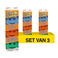 Scrub Daddy Aanbieding: 3x Scrub Daddy Colors | spons drie kleuren (3 stuks)  SSC00229