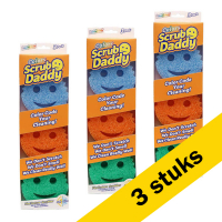 Scrub Daddy Aanbieding: 3x Scrub Daddy Colors | spons drie kleuren (3 stuks)  SSC00229