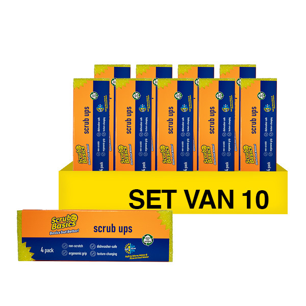 Aanbieding: Scrub Basics Scrub Ups (10 verpakkingen á 4 stuks) SSC00267 - 1
