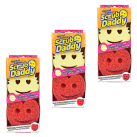 Scrub Daddy Aanbieding: Scrub Daddy | Special Edition | Scrub Daddy/ Mommy Heart Shapes Twin Pack (3 sets)  SSC01032