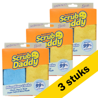 Scrub Daddy Aanbieding: Scrub Daddy | microvezel doekjes | 3 x 2 stuks  SSC00246