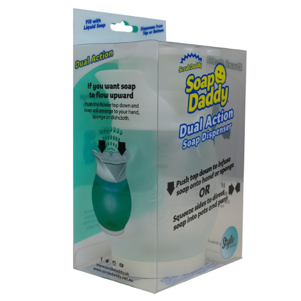 Scrub Daddy Soap Daddy | zeepdispenser | transparant  SSC00247 - 3