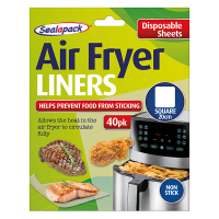 Sealapack Wegwerp Airfryer Bakvellen Vierkant (20 cm - 40 stuks)  SSE00033