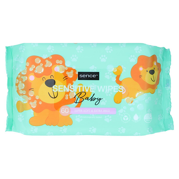 Sence Baby Wipes Sensitive (60 stuks) SSE05082 - 1