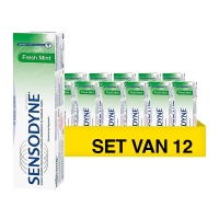 Sensodyne Aanbieding: 12x Sensodyne Fresh Mint tandpasta (75 ml)  SSE05003