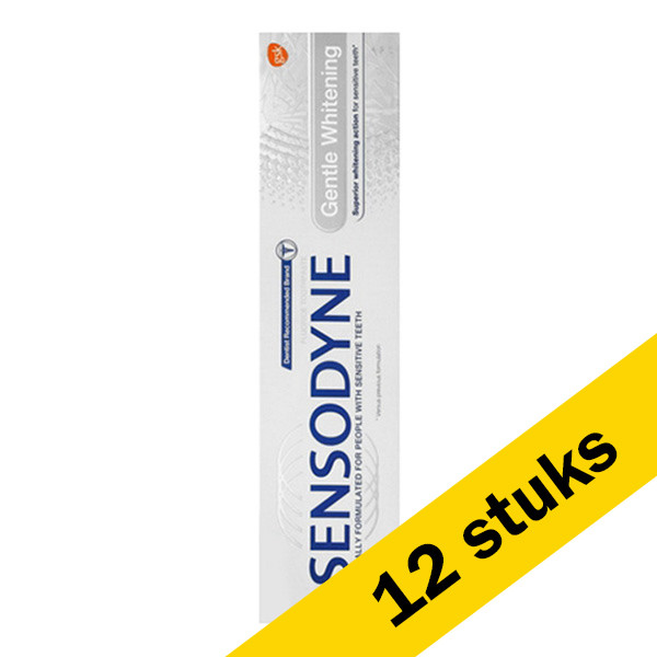 Sensodyne Aanbieding: 12x Sensodyne Gentle Whitening tandpasta (75 ml)  SSE05006 - 1