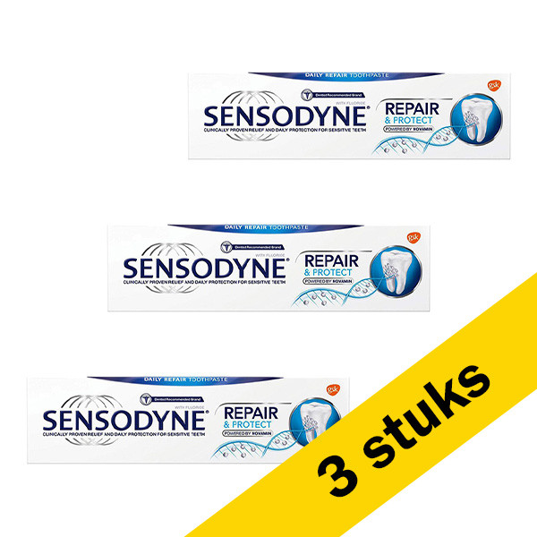 Sensodyne Aanbieding: 3x Sensodyne Repair & Protect extra fresh tandpasta (75 ml)  SSE05025 - 1