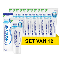 Sensodyne Aanbieding:  Sensodyne Repair & Protect Cool Mint Tandpasta (12 tubes - 75 ml)  SSE05053