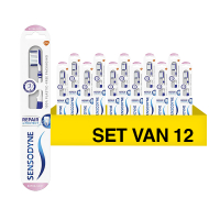 Sensodyne Aanbieding: Sensodyne Tandenborstel Repair & Protect Extra Soft (12 stuks)  SSE05063
