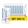 Aanbieding: Sensodyne Tandpasta Gevoeligheid & Tandvlees Whitening (12 tubes - 75 ml)