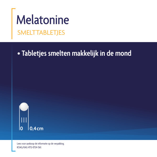 Shiepz Melatonine Original 0,1 mg Smelttabletten (500 stuks) SHI00006 - 2