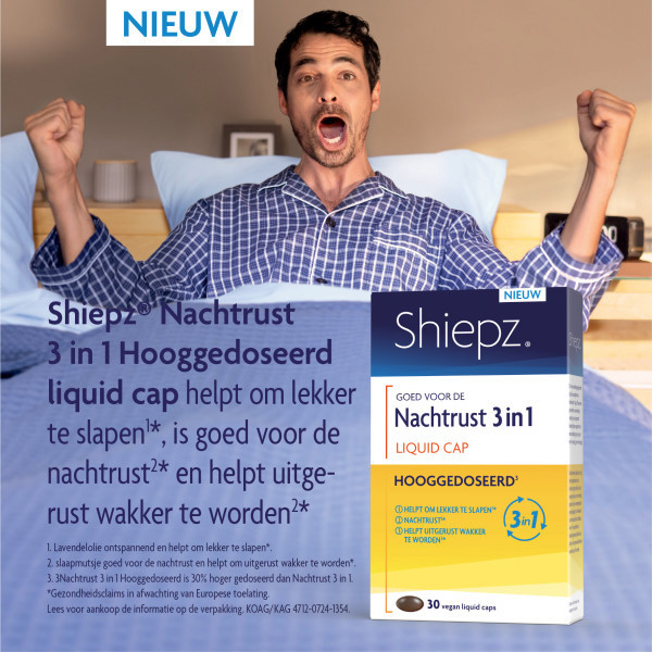 Shiepz Nachtrust 3 In 1 Hooggedoseerd Tabletten (30 stuks) SHI00009 - 3