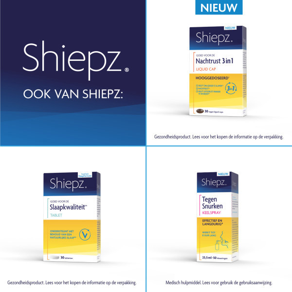 Shiepz Nachtrust 8 uur Tabletten (30 stuks) SHI00010 - 6
