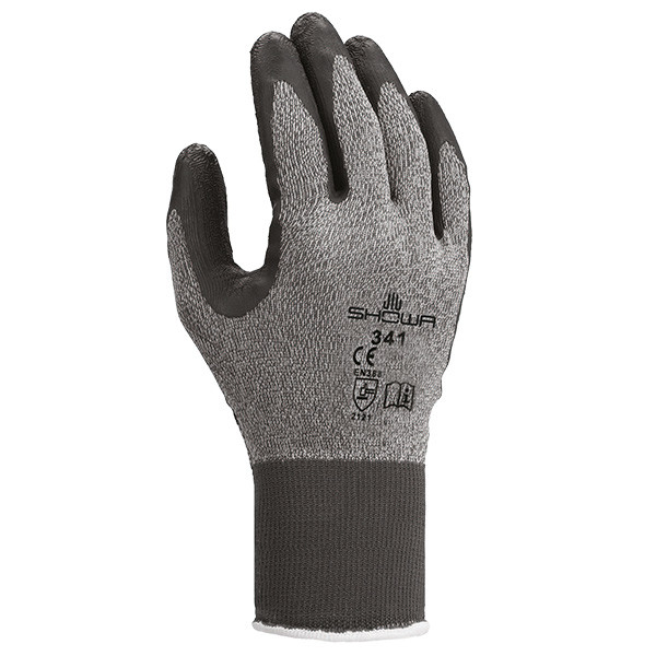 Showa Werkhandschoen 341 maat XL (Showa, grijs, 1 paar)  SSH00010 - 1