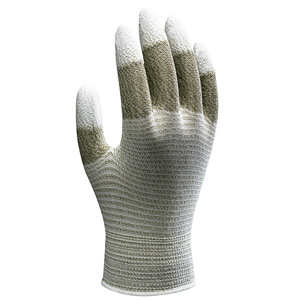 Showa Werkhandschoen A0160 maat S (Showa, grijs/wit, 1 paar)  SSH00089 - 1