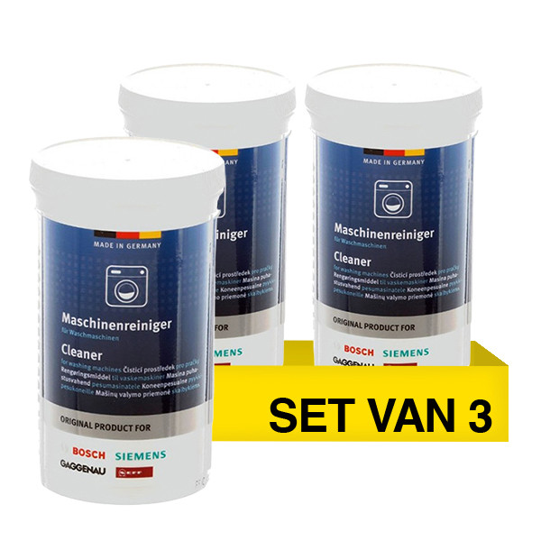 Aanbieding: Siemens/Bosch wasmachinereiniger (3 stuks - 200 gram) SSI06135 - 1