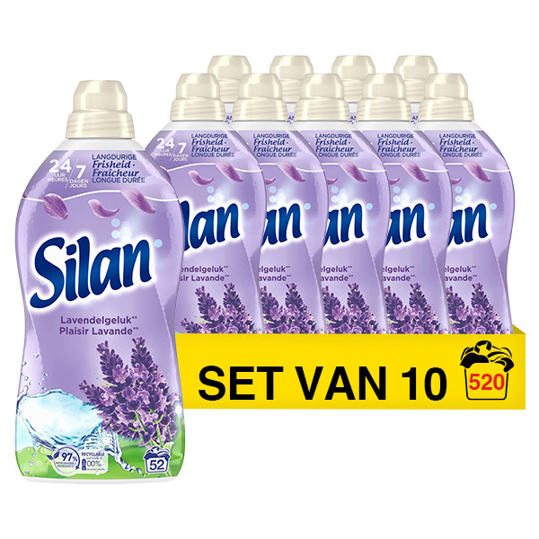 Silan Aanbieding: Silan Lavendelgeluk 1144 ml (10 flessen - 520 wasbeurten)  SSI06092 - 1