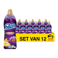 Aanbieding: Silan Wasverzachter Aromatherapy Dreamy Lotus 770 ml (12 flessen - 420 wasbeurten) SSI00235