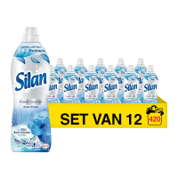 Aanbieding: Silan Wasverzachter Fresh Control Cool Fresh 770 ml (12 flessen - 420 wasbeurten) SSI00237