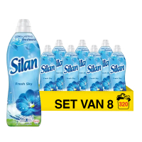 Aanbieding: Silan Wasverzachter Fresh Sky 880 ml (8 flessen - 320 wasbeurten) SSI00229