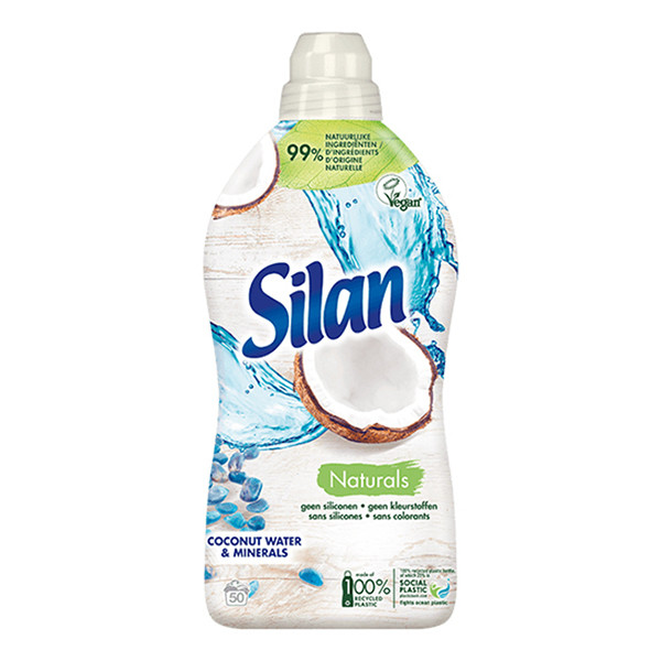 Silan wasverzachter Naturals Coconut Water & Minerals 1,25 liter (50 wasbeurten)  SSI00206 - 1