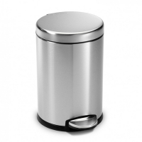 Simplehuman Code A pedaalemmer (4.5 liter, zilver)  SSI00124