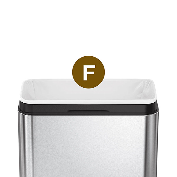 Simplehuman Code F Wit Plastic Afvalzakken met Trekband 25-30 liter (100 stuks) SSI06120 - 5