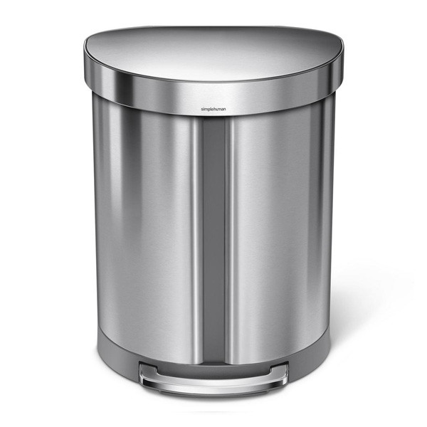 Simplehuman Code H duo pedaalemmer (22 + 33 liter, zilver)  SSI00102 - 1