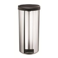 Simplehuman Code H pedaalemmer (30 liter, zilver/zwart)  SSI00126