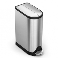 Simplehuman Code L pedaalemmer (18 liter, zilver)  SSI00059