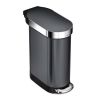 Simplehuman Code N pedaalemmer (45 liter, zwart) SSI00136 - 1
