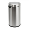 Simplehuman Code P swing prullenbak (55 liter, zilver) SSI00152 - 1