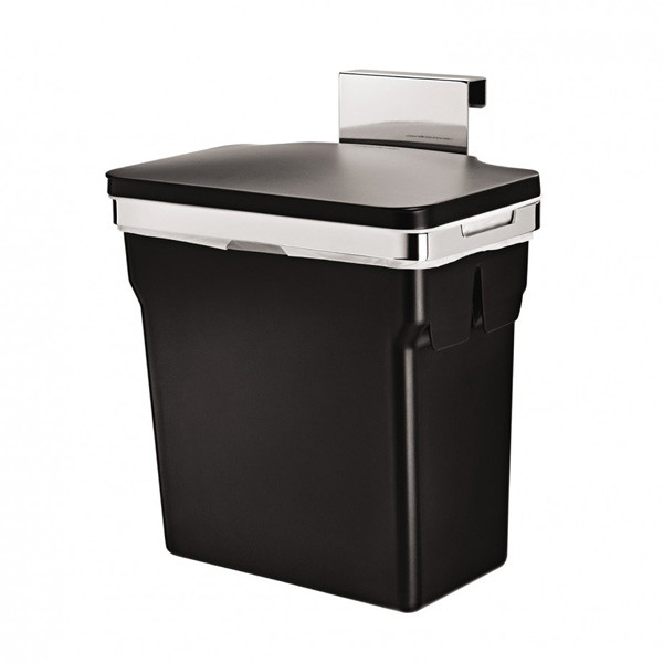 Simplehuman Code R inbouw afvalbak (10 liter, zwart)  SSI00089 - 1