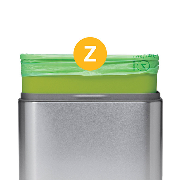 Simplehuman Code Z Custom Fit Liners Compostable 4 liter (60 stuks) SSI06121 - 4