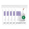 Vuilniszakken met trekband 10-12 liter | Simplehuman code C | 5 x 20 stuks SSI06050 - 1